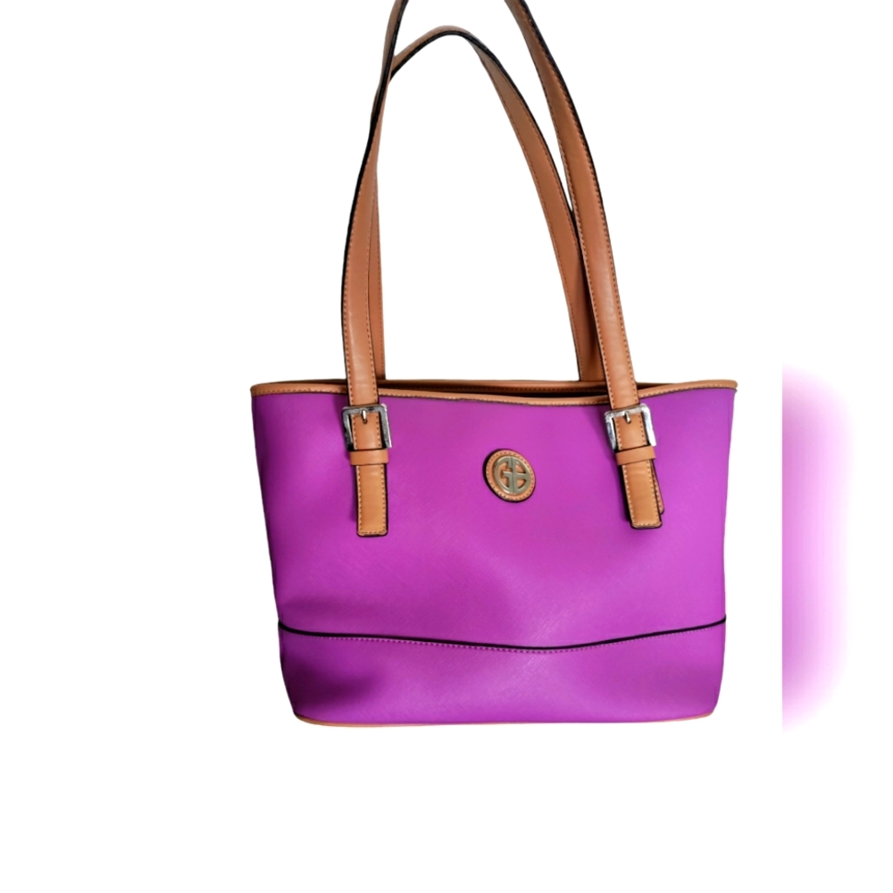 Giani Bernini Saffiano double handle shoulder bag